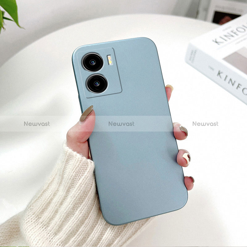 Hard Rigid Plastic Matte Finish Case Back Cover YK1 for Vivo iQOO Z7 5G Sky Blue