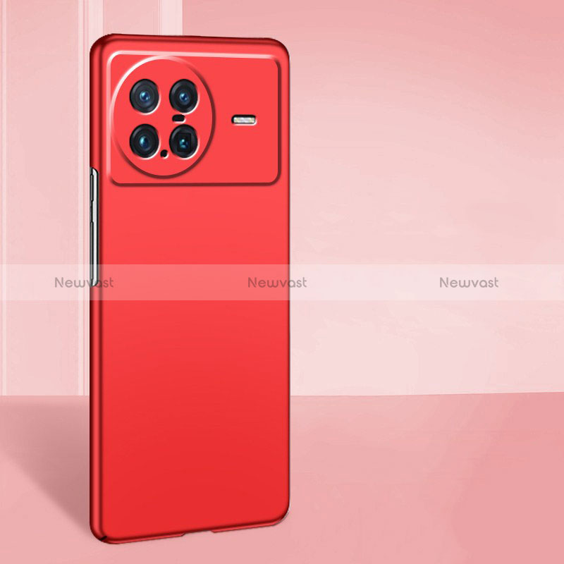 Hard Rigid Plastic Matte Finish Case Back Cover YK1 for Vivo X Note Red