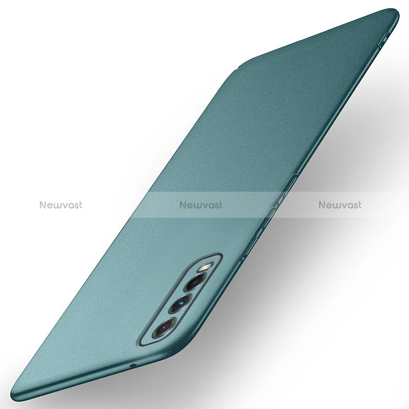 Hard Rigid Plastic Matte Finish Case Back Cover YK1 for Vivo Y20T Green