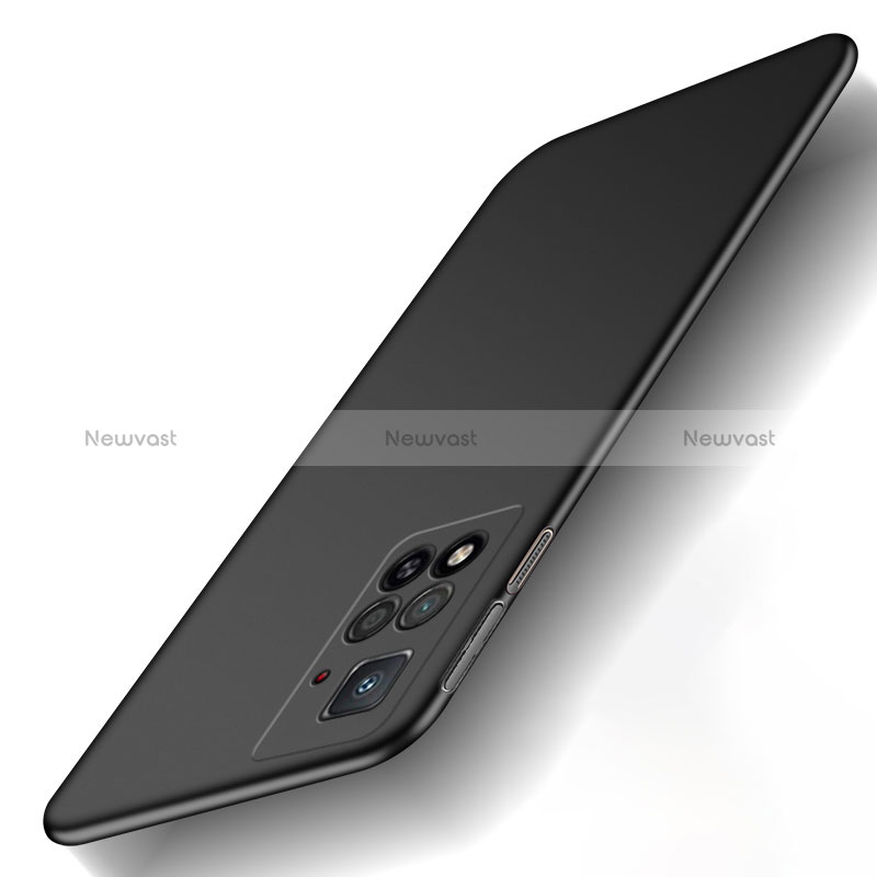 Hard Rigid Plastic Matte Finish Case Back Cover YK1 for Xiaomi Poco X4 NFC Black