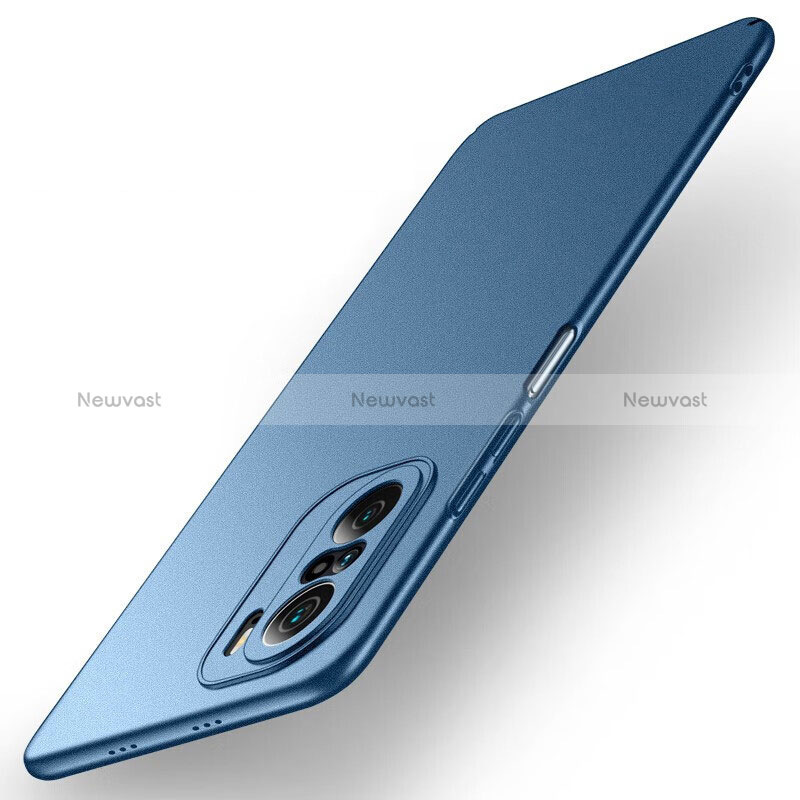 Hard Rigid Plastic Matte Finish Case Back Cover YK1 for Xiaomi Redmi K40 5G Blue