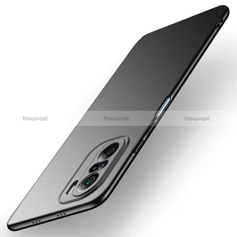 Hard Rigid Plastic Matte Finish Case Back Cover YK1 for Xiaomi Redmi K40 Pro+ Plus 5G Black