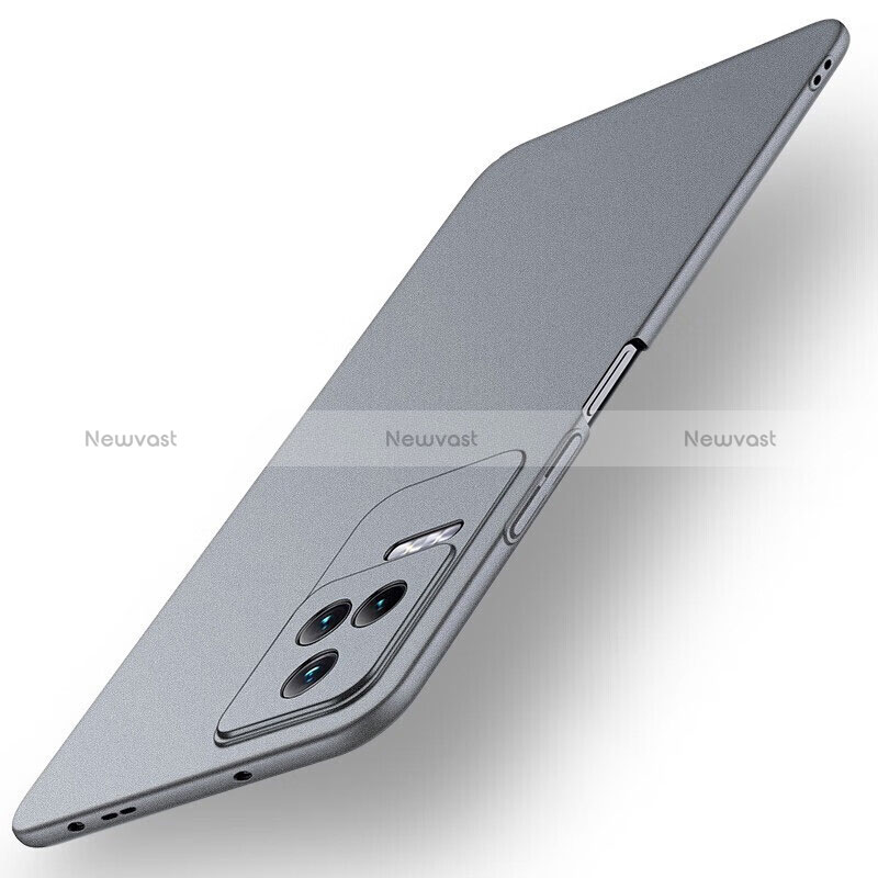 Hard Rigid Plastic Matte Finish Case Back Cover YK1 for Xiaomi Redmi K50 Pro 5G Gray