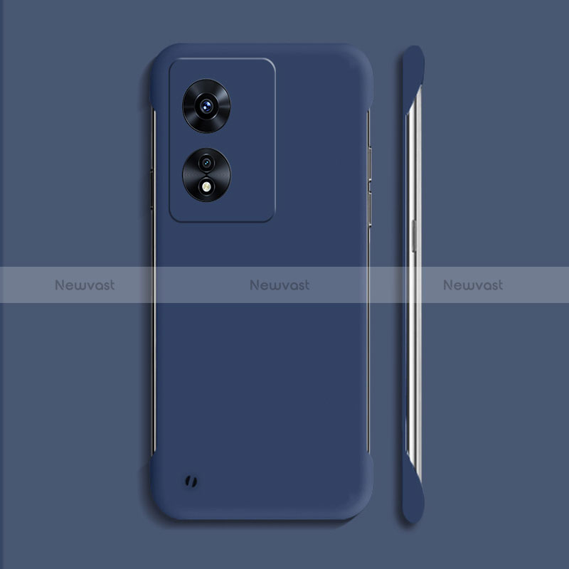 Hard Rigid Plastic Matte Finish Case Back Cover YK2 for Oppo A1 5G Blue