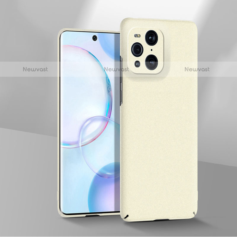 Hard Rigid Plastic Matte Finish Case Back Cover YK2 for Oppo Find X3 Pro 5G