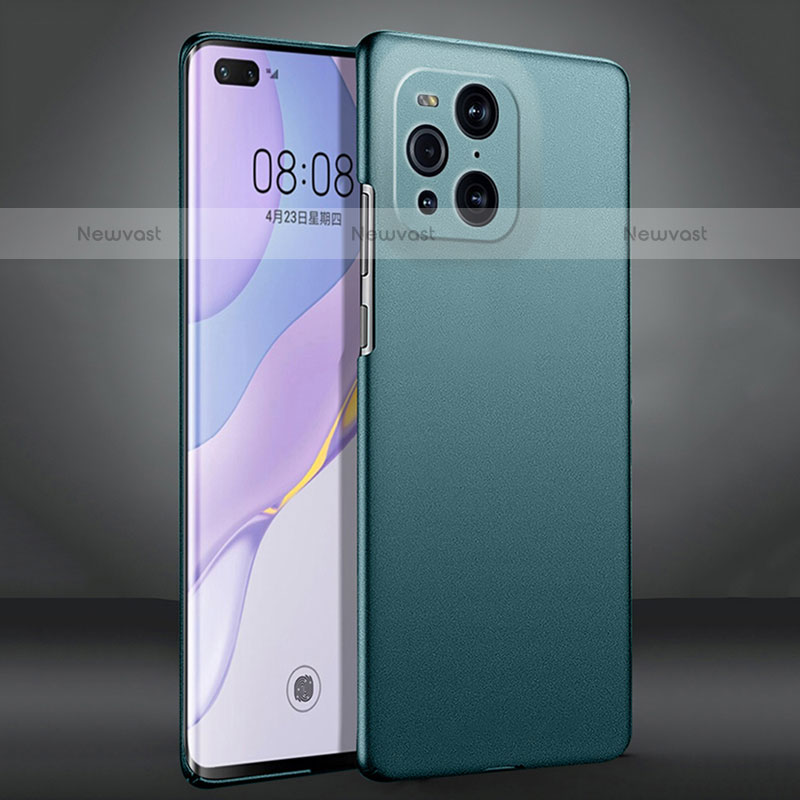 Hard Rigid Plastic Matte Finish Case Back Cover YK2 for Oppo Find X3 Pro 5G