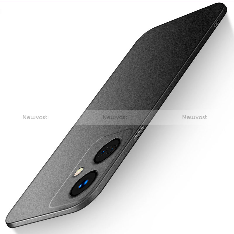 Hard Rigid Plastic Matte Finish Case Back Cover YK2 for Oppo K11 5G Black