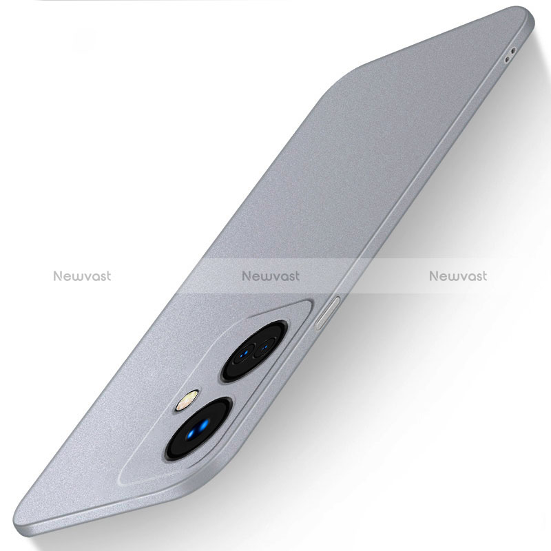 Hard Rigid Plastic Matte Finish Case Back Cover YK2 for Oppo K11 5G Gray