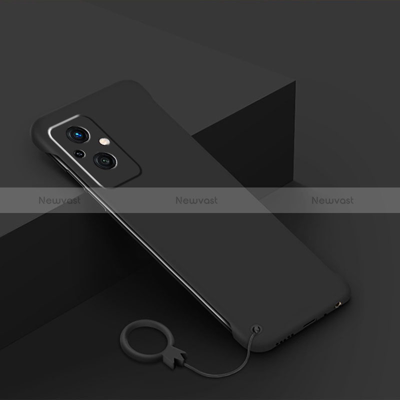 Hard Rigid Plastic Matte Finish Case Back Cover YK2 for Oppo Reno7 Lite 5G Black