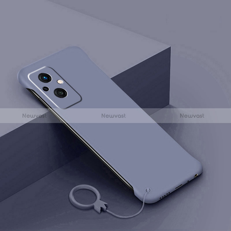 Hard Rigid Plastic Matte Finish Case Back Cover YK2 for Oppo Reno7 Lite 5G Lavender Gray