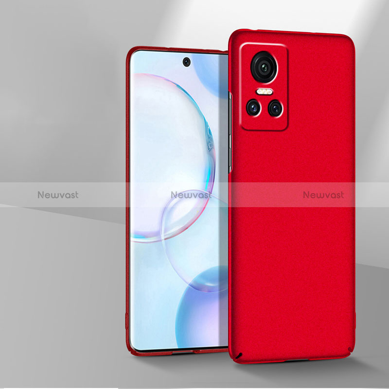 Hard Rigid Plastic Matte Finish Case Back Cover YK2 for Realme GT Neo3 5G Red