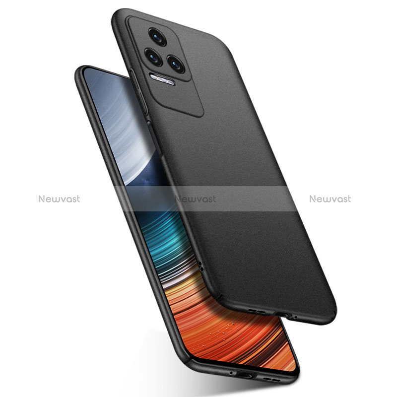 Hard Rigid Plastic Matte Finish Case Back Cover YK2 for Xiaomi Poco F4 5G Black