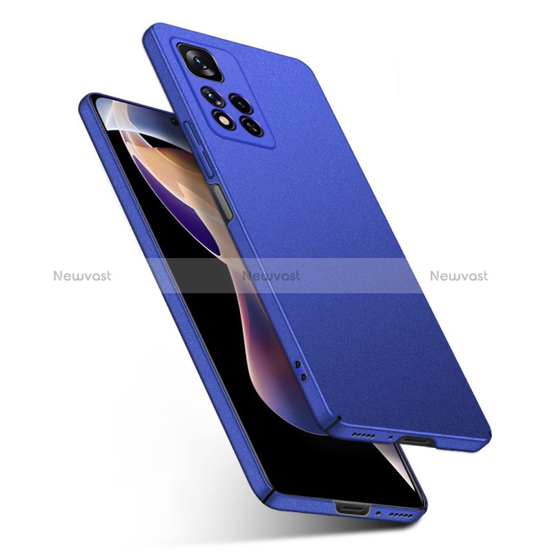 Hard Rigid Plastic Matte Finish Case Back Cover YK2 for Xiaomi Poco X4 NFC Blue