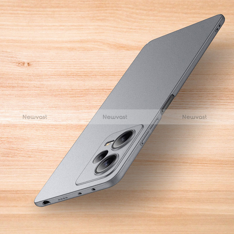 Hard Rigid Plastic Matte Finish Case Back Cover YK2 for Xiaomi Poco X5 5G Gray