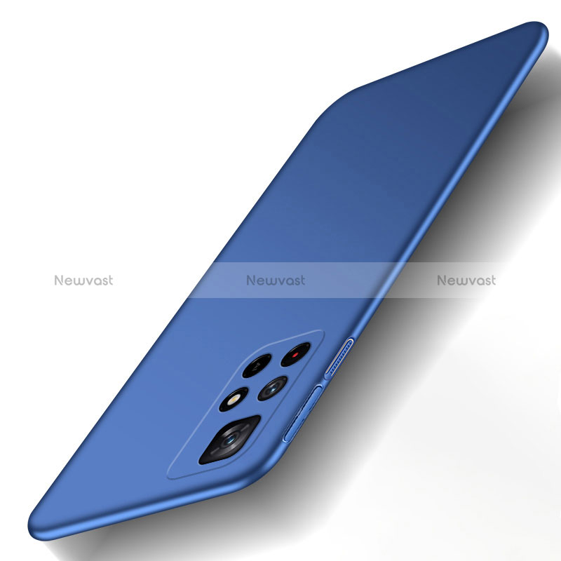 Hard Rigid Plastic Matte Finish Case Back Cover YK2 for Xiaomi Redmi Note 11T 5G Blue