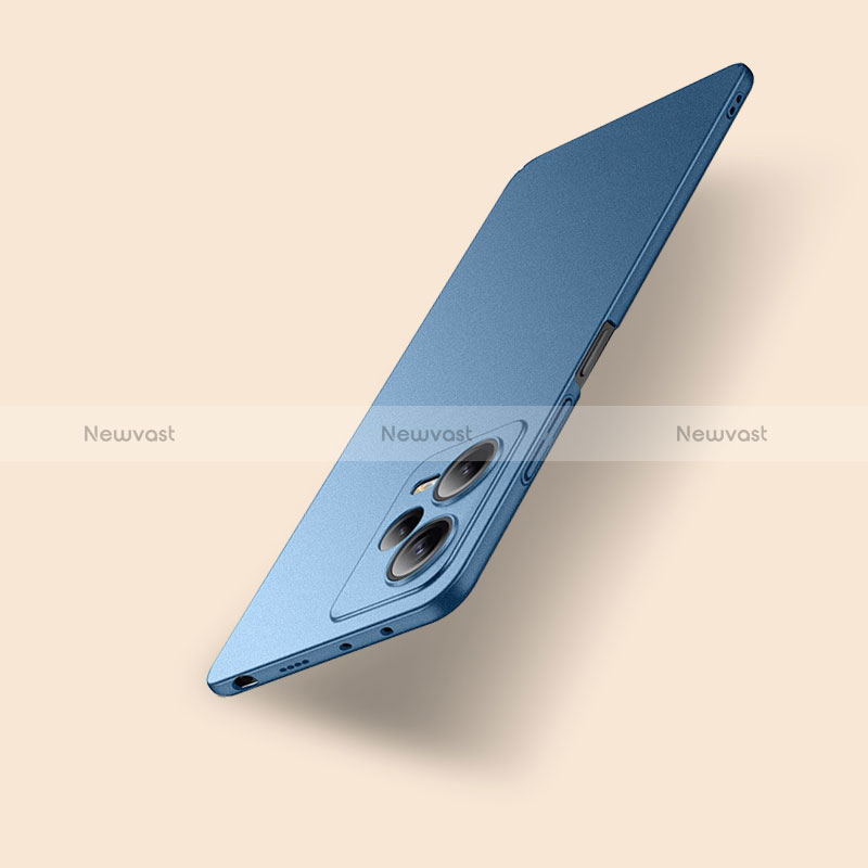 Hard Rigid Plastic Matte Finish Case Back Cover YK2 for Xiaomi Redmi Note 12 Explorer Blue