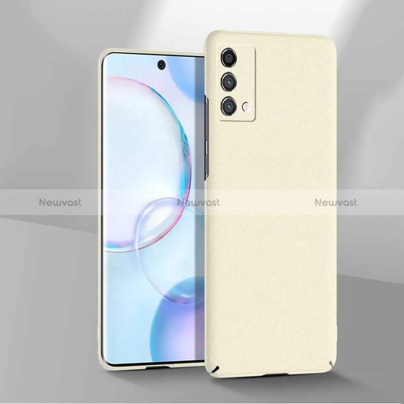 Hard Rigid Plastic Matte Finish Case Back Cover YK3 for Oppo K9 5G White