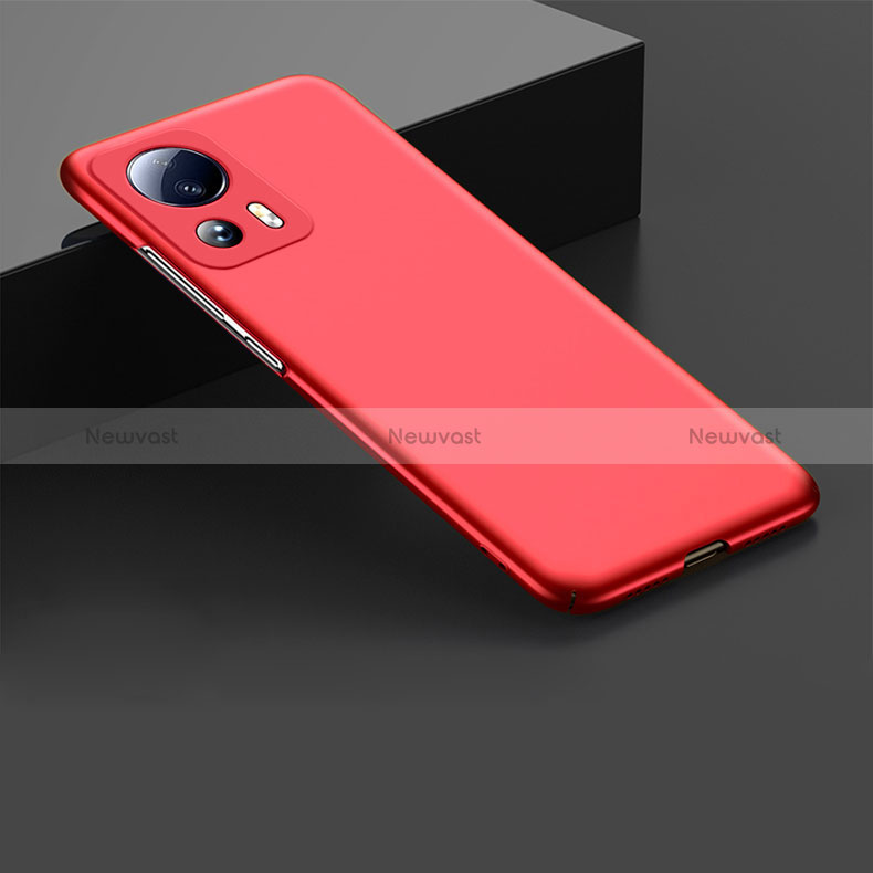 Hard Rigid Plastic Matte Finish Case Back Cover YK3 for Xiaomi Mi 12 Lite NE 5G Red