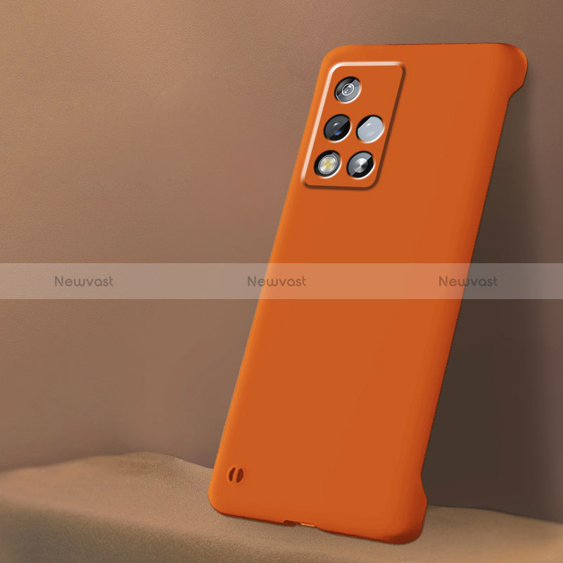 Hard Rigid Plastic Matte Finish Case Back Cover YK3 for Xiaomi Poco M4 Pro 5G Orange