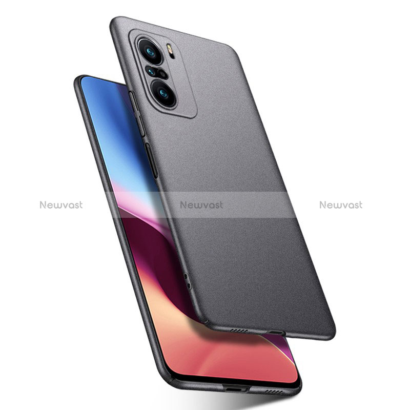 Hard Rigid Plastic Matte Finish Case Back Cover YK3 for Xiaomi Redmi K40 Pro+ Plus 5G Gray