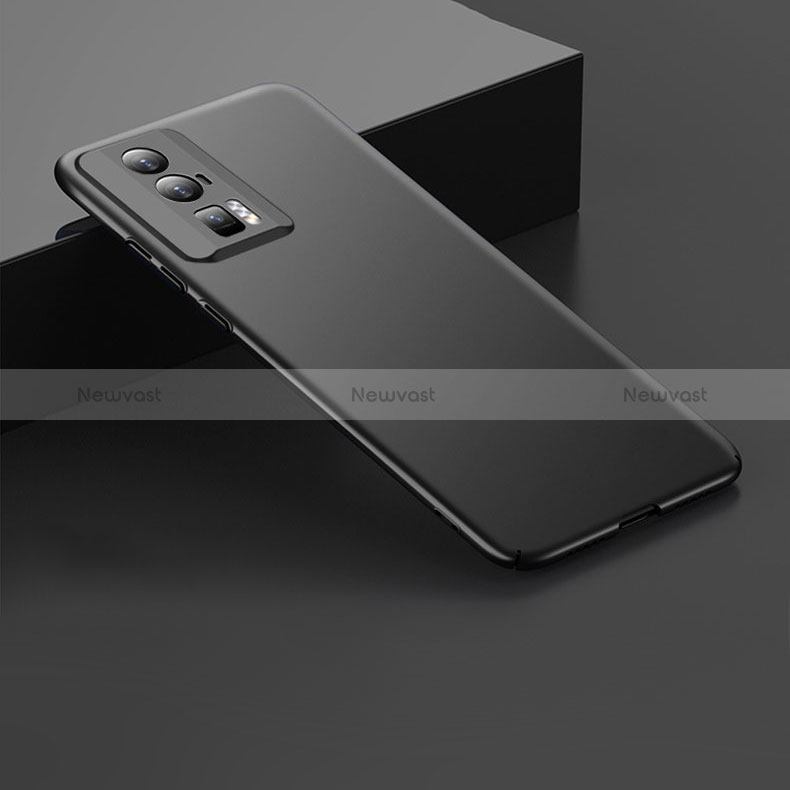 Hard Rigid Plastic Matte Finish Case Back Cover YK3 for Xiaomi Redmi K60 Pro 5G Black