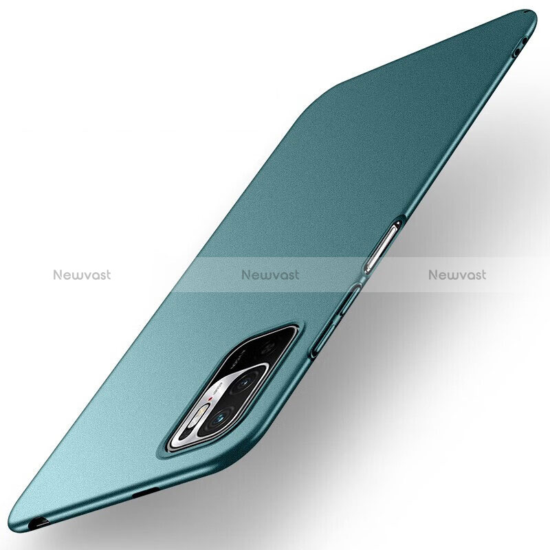 Hard Rigid Plastic Matte Finish Case Back Cover YK3 for Xiaomi Redmi Note 10 5G Green