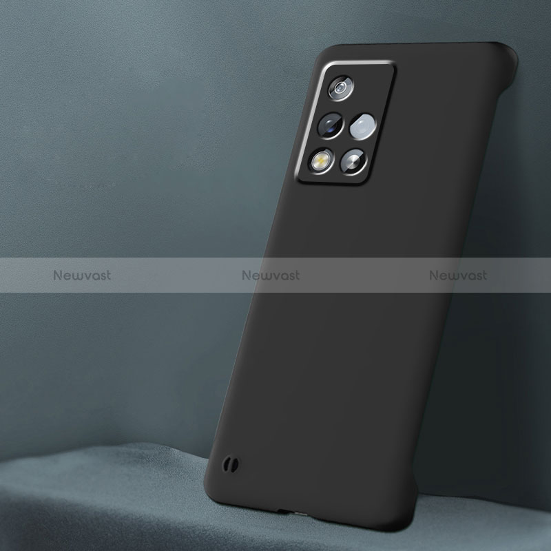 Hard Rigid Plastic Matte Finish Case Back Cover YK3 for Xiaomi Redmi Note 11 5G Black