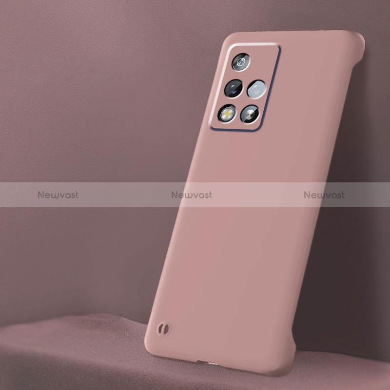 Hard Rigid Plastic Matte Finish Case Back Cover YK3 for Xiaomi Redmi Note 11 5G Rose Gold