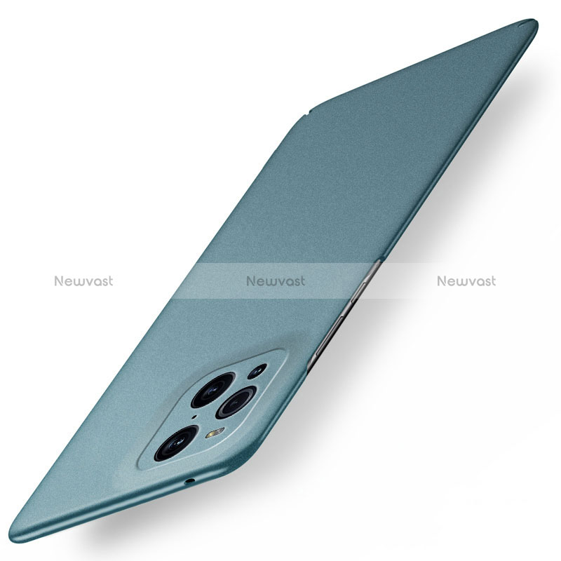 Hard Rigid Plastic Matte Finish Case Back Cover YK4 for Oppo Find X3 5G Green