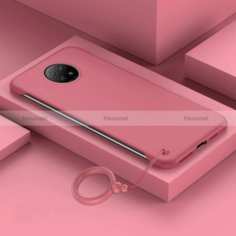 Hard Rigid Plastic Matte Finish Case Back Cover YK4 for Xiaomi Redmi Note 9T 5G Red