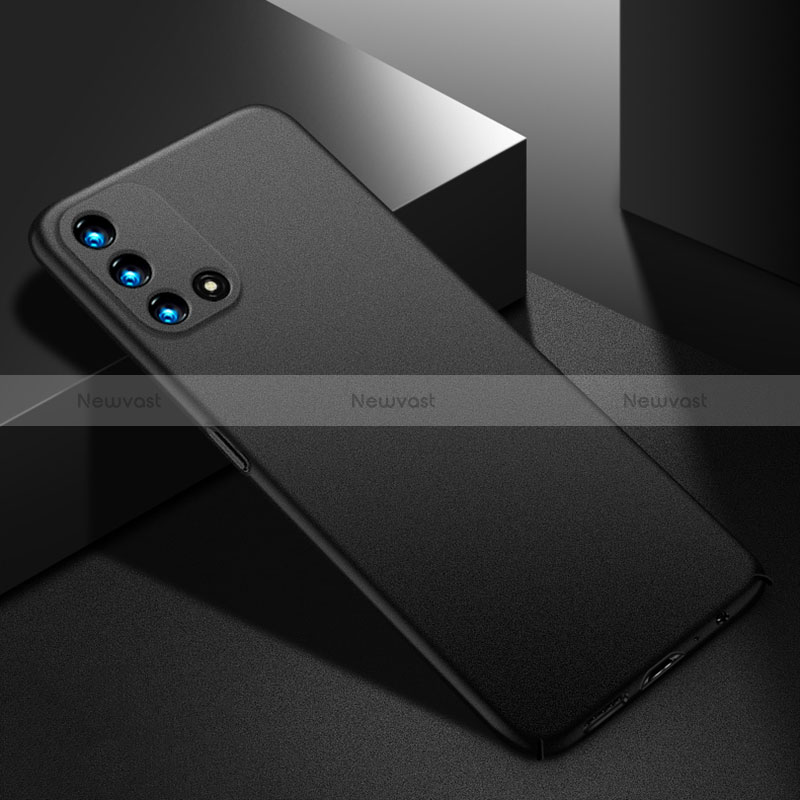 Hard Rigid Plastic Matte Finish Case Back Cover YK5 for Oppo K9 5G Black