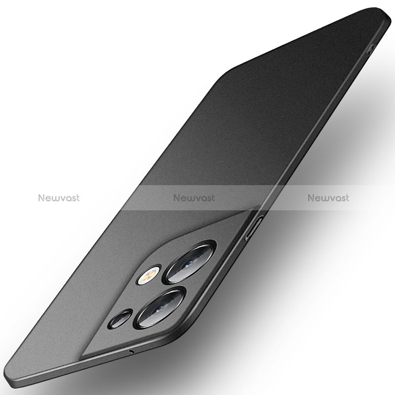 Hard Rigid Plastic Matte Finish Case Back Cover YK5 for Oppo Reno8 Pro 5G Black