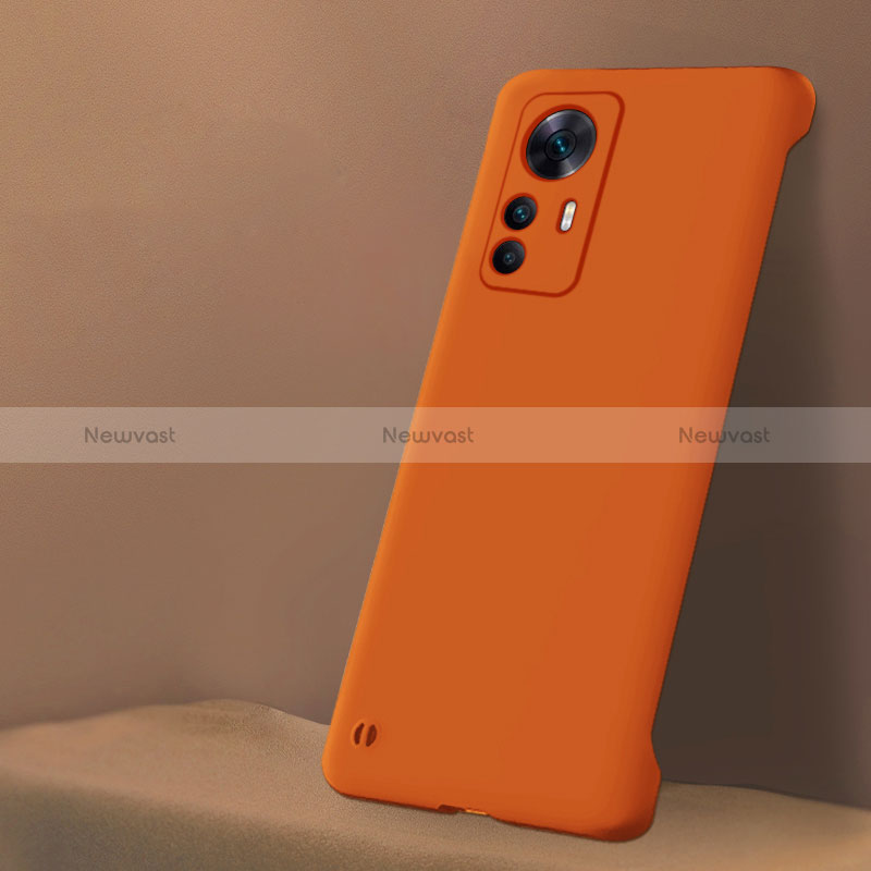 Hard Rigid Plastic Matte Finish Case Back Cover YK5 for Xiaomi Mi 12T 5G Orange