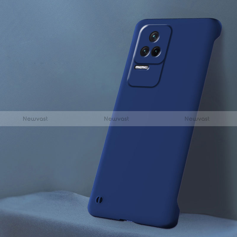 Hard Rigid Plastic Matte Finish Case Back Cover YK5 for Xiaomi Poco F4 5G Blue