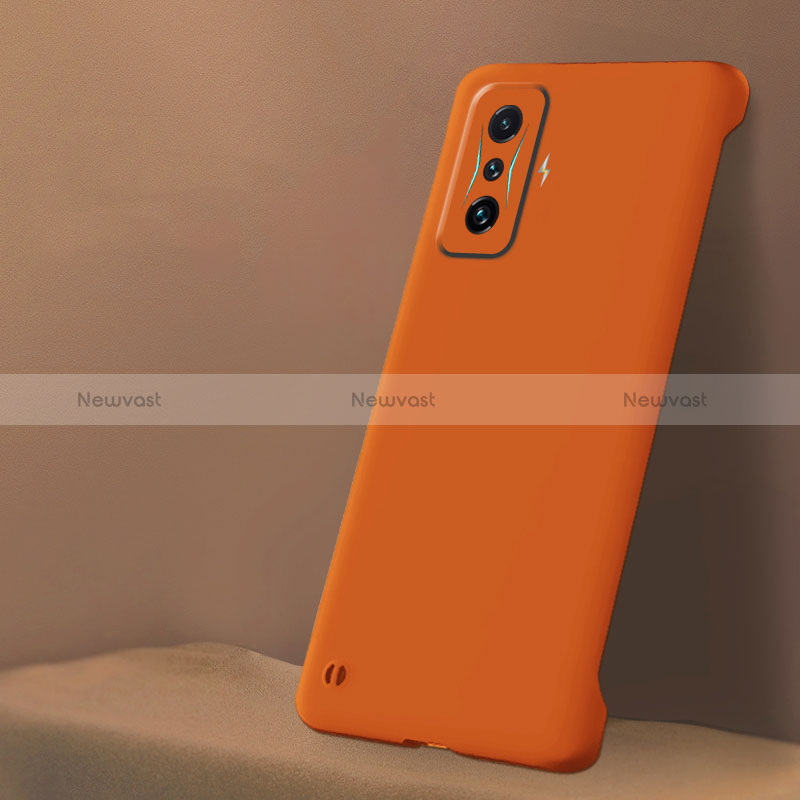 Hard Rigid Plastic Matte Finish Case Back Cover YK5 for Xiaomi Poco F4 GT 5G Orange