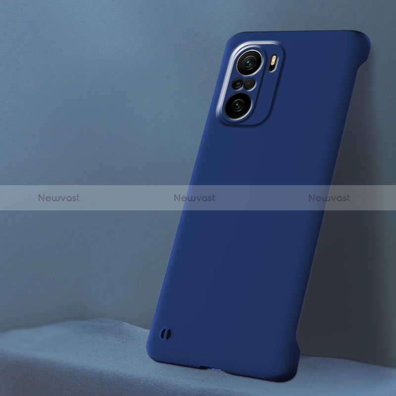 Hard Rigid Plastic Matte Finish Case Back Cover YK5 for Xiaomi Redmi K40 5G Blue