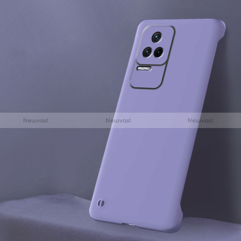 Hard Rigid Plastic Matte Finish Case Back Cover YK5 for Xiaomi Redmi K40S 5G Clove Purple