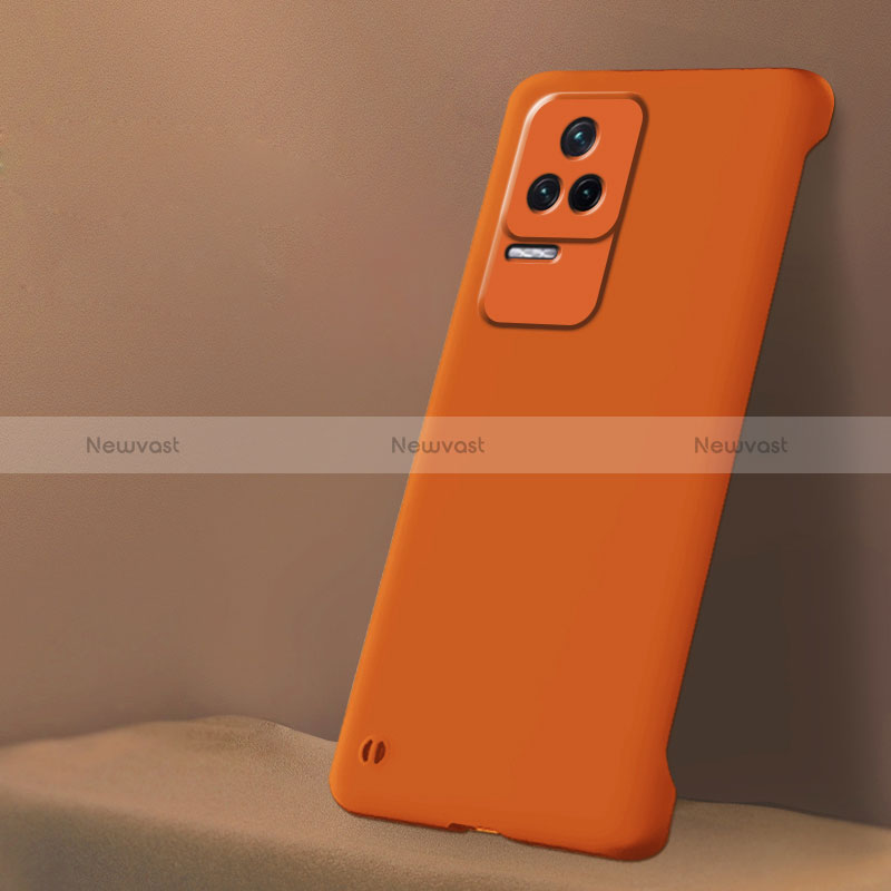 Hard Rigid Plastic Matte Finish Case Back Cover YK5 for Xiaomi Redmi K40S 5G Orange