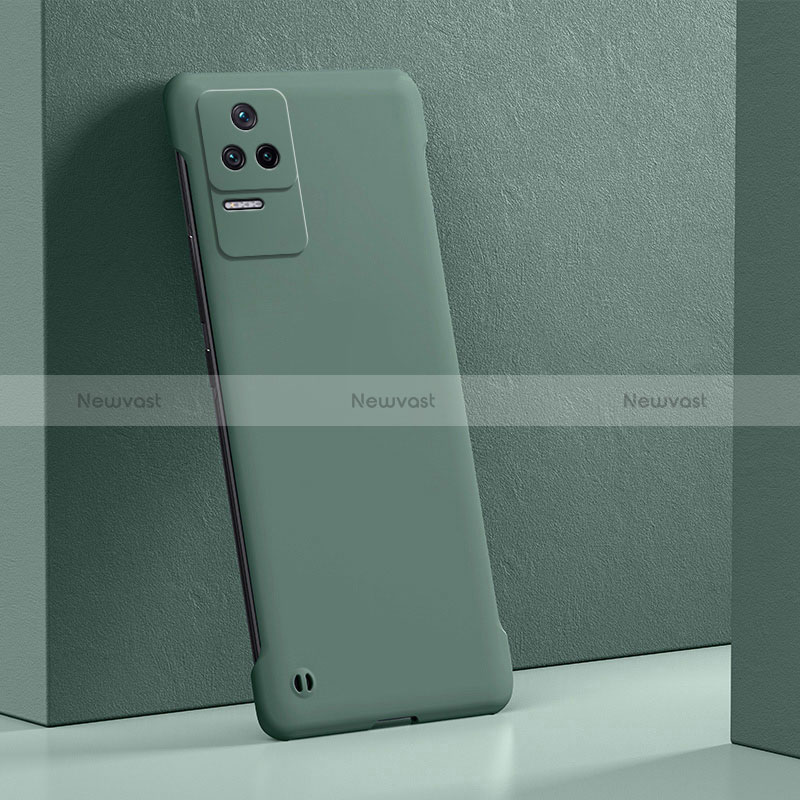 Hard Rigid Plastic Matte Finish Case Back Cover YK6 for Xiaomi Poco F4 5G Green