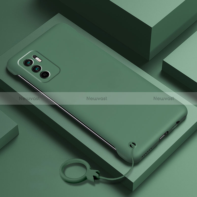 Hard Rigid Plastic Matte Finish Case Back Cover YK6 for Xiaomi POCO M3 Pro 5G Midnight Green