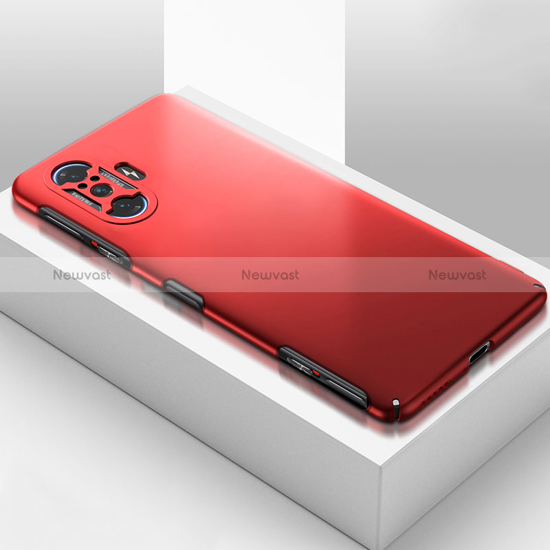 Hard Rigid Plastic Matte Finish Case Back Cover YK6 for Xiaomi Redmi K40 Gaming 5G Red