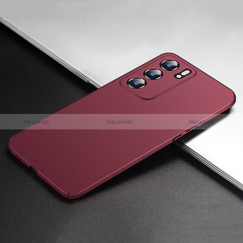 Hard Rigid Plastic Matte Finish Case Back Cover YK7 for Oppo Reno6 5G