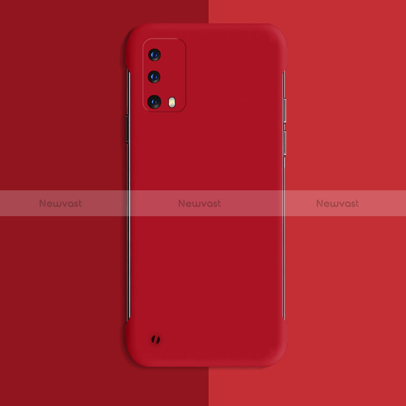 Hard Rigid Plastic Matte Finish Case Back Cover YK8 for Oppo K9 5G Red