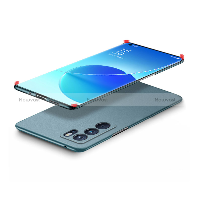 Hard Rigid Plastic Matte Finish Case Back Cover YK8 for Oppo Reno6 Pro 5G India