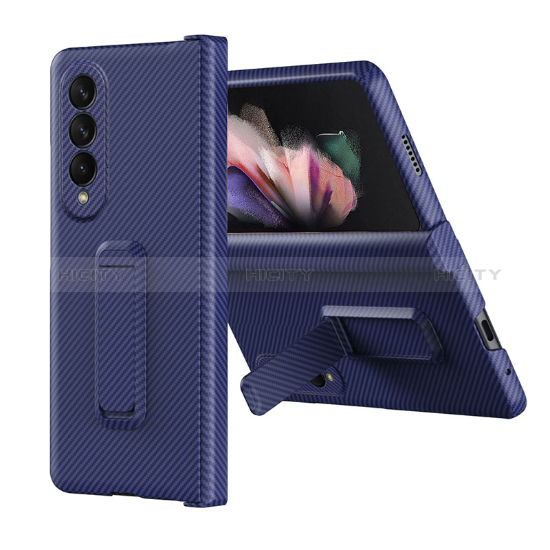 Hard Rigid Plastic Matte Finish Case Back Cover ZL1 for Samsung Galaxy Z Fold4 5G Blue