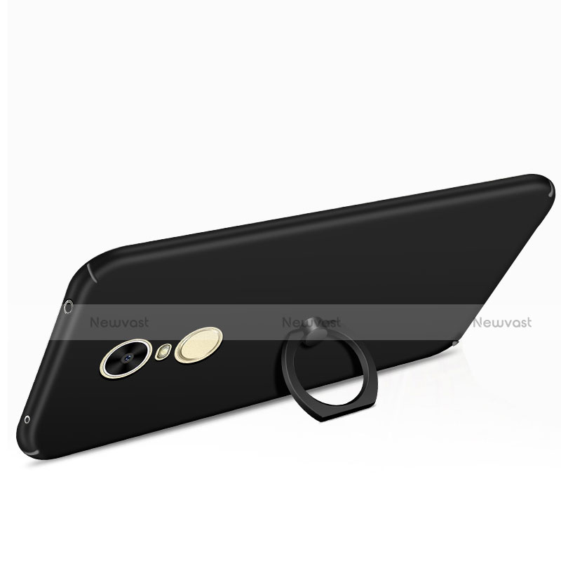 Hard Rigid Plastic Matte Finish Case Cover with Finger Ring Stand A01 for Huawei Enjoy 6