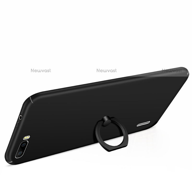 Hard Rigid Plastic Matte Finish Case Cover with Finger Ring Stand A01 for Huawei Honor 6 Plus