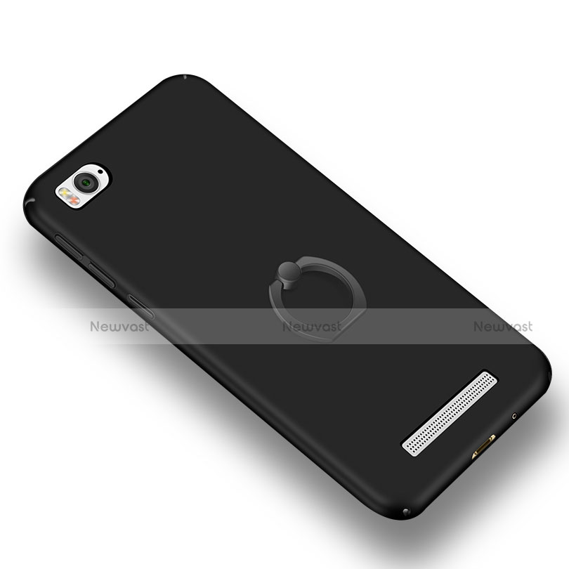 Hard Rigid Plastic Matte Finish Case Cover with Finger Ring Stand A01 for Xiaomi Mi 4i