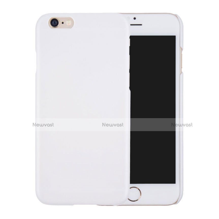 Hard Rigid Plastic Matte Finish Case for Apple iPhone 6 Plus White