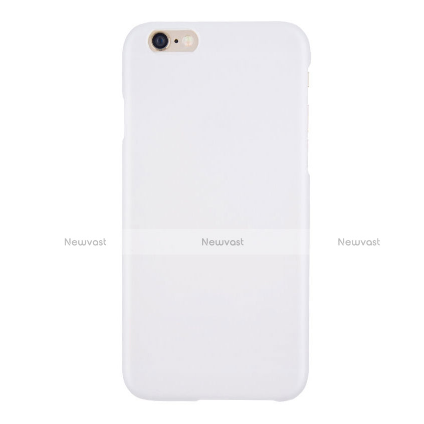 Hard Rigid Plastic Matte Finish Case for Apple iPhone 6 Plus White